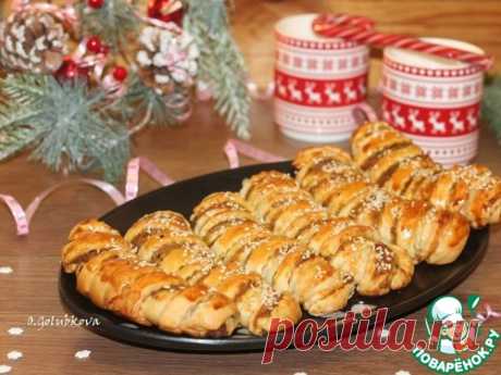 Закусочные пироги с баклажанной икрой – кулинарный рецепт