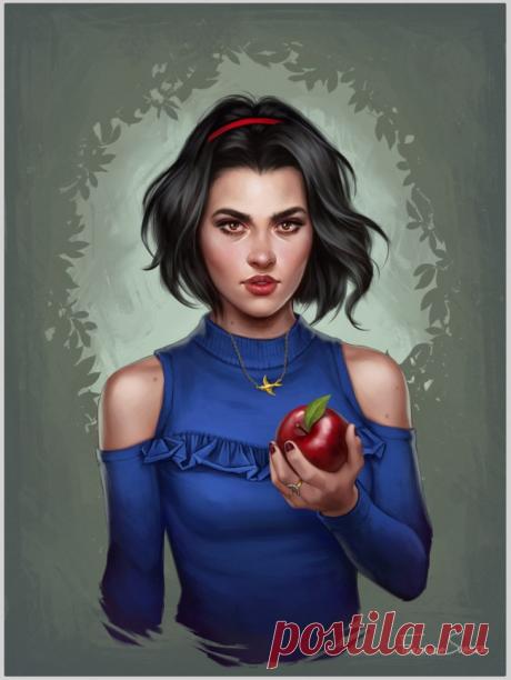 Чилийская художница представила, как выглядели бы принцессы Disney в наши дни