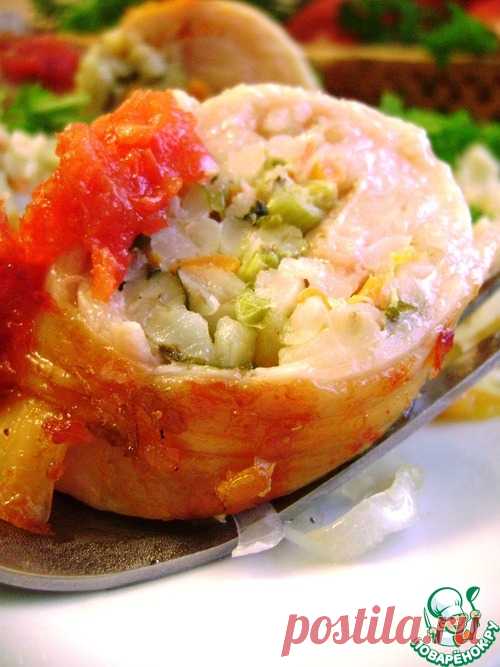 Завертыши с булгуром и капустой - кулинарный рецепт