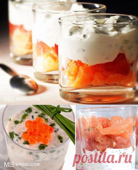 Веррины из семги с соусом цацики / Рецепты от Мадам Повари / Блоги Миллион Меню