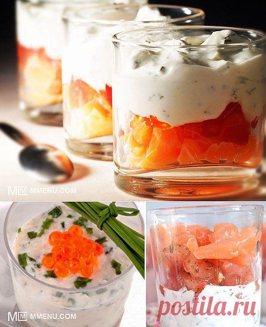 Веррины из семги с соусом цацики / Рецепты от Мадам Повари / Блоги Миллион Меню