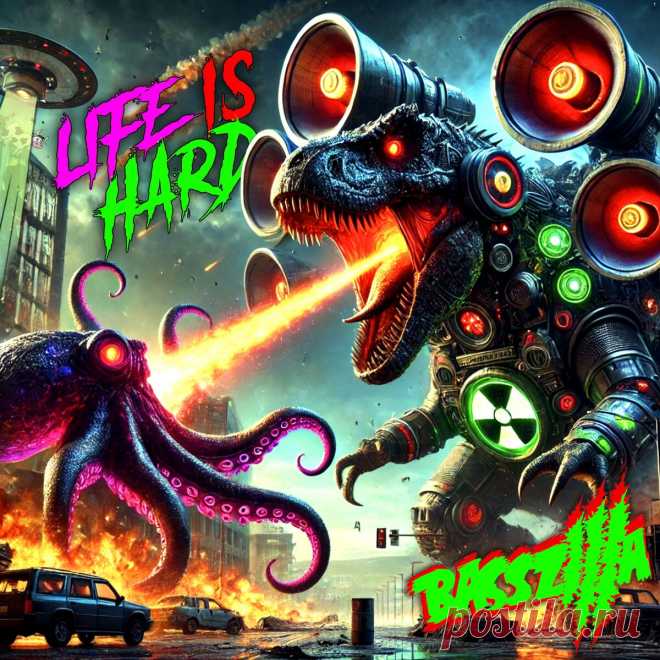 Basszilla - Life is HARD (Single) (2025) 320kbps / FLAC