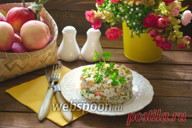 Салат «Вопреки всему» с крабовыми палочками