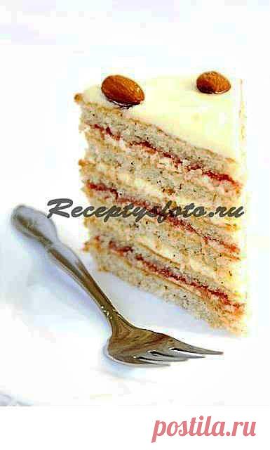 Миндально-кокосовый торт со сливочным кремом – рецепт с фото - Рецепты с фото