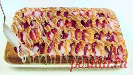 Безумно Вкусный и Простой Пирог с Фруктами (1)