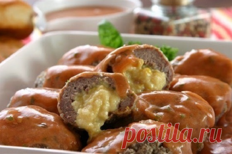 Мясные тефтели с сыром. Такой вариант нравится всем