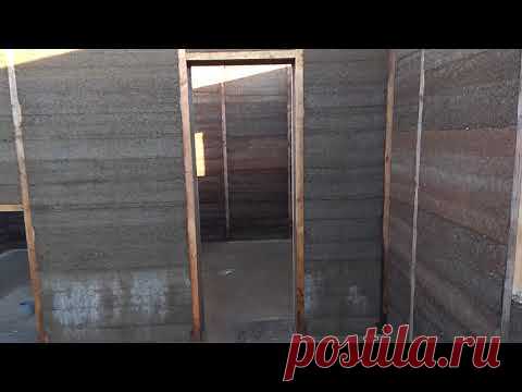Баня из арболита.