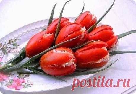 салат &quot;Тюльпаны&quot;