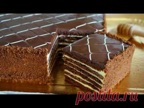 СПАРТАК Торт.ШОКОладный Медовик.Легендарный Торт.Cake au Miel SPARTACUS