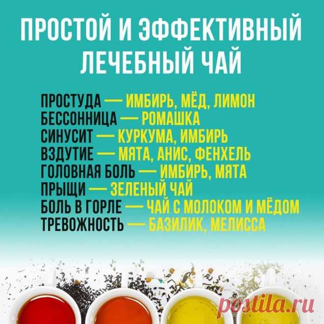 Простой и эффективный лечебный чай