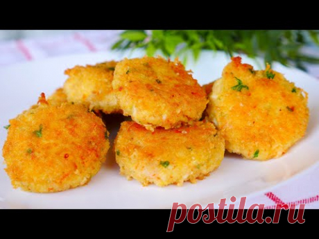 Котлеты из Крабовых Палочек с сыром