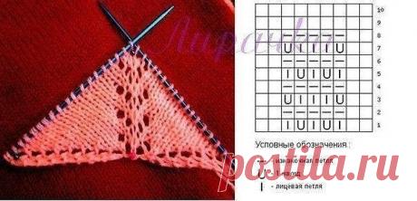 Вязание центральной петли в шалях (Уроки и МК по ВЯЗАНИЮ) — Журнал Вдохновение Рукодельницы