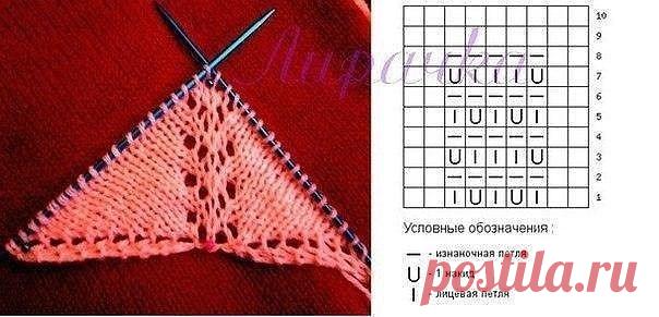 Вязание центральной петли в шалях (Уроки и МК по ВЯЗАНИЮ) — Журнал Вдохновение Рукодельницы