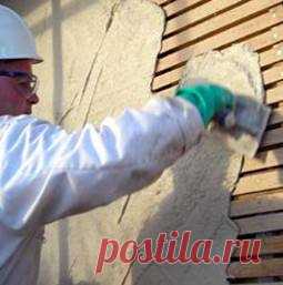Особенности оштукатуривания деревянных стен
