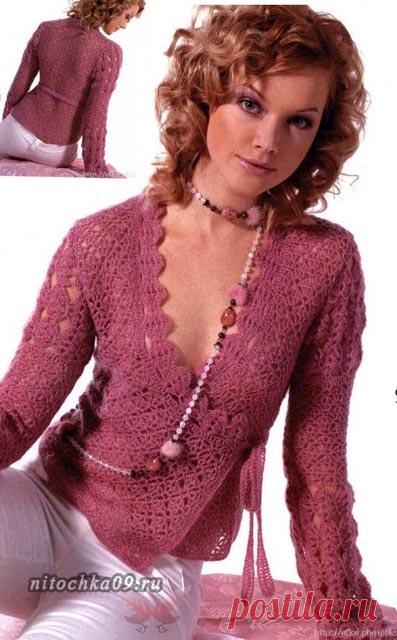 Ажурный жакет 

 