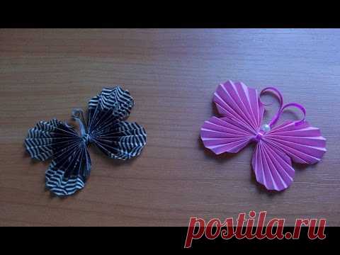 Оригами Бабочки из Бумаги.