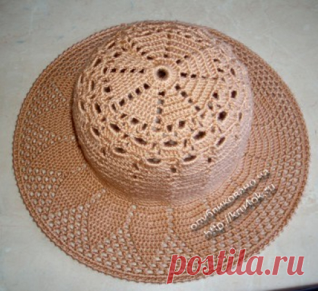 Вязаная крючком шляпа