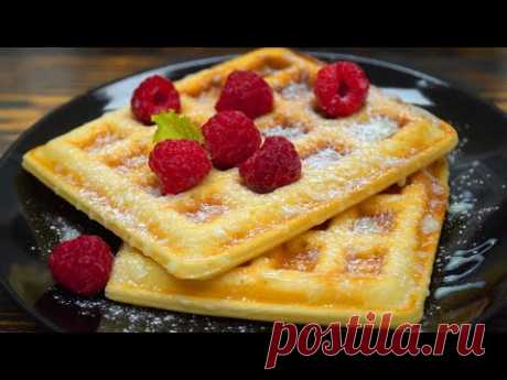 Вкуснейшие вафли на завтрак! Простой и быстрый рецепт | Кулинарим с Таней