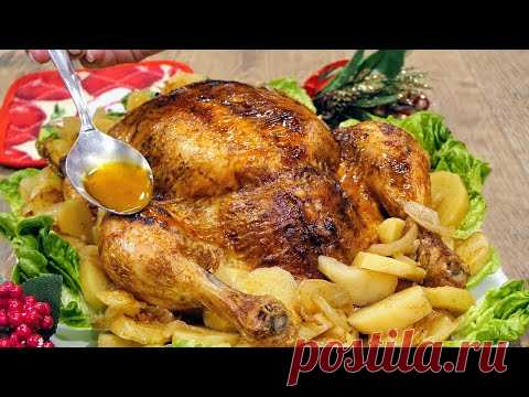 Фаршированная пьяная курица на рождественские праздники. Мало кто знает этот рецепт