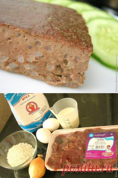 Запеканка из куриной печени и риса / Рецепты с фото