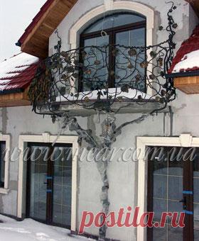 Балконные ограждения – купить кованые ограждения для балконов в Киеве – цены, фото