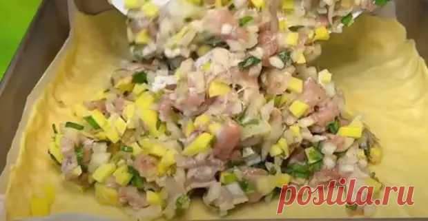 Нереально вкусный пирог с курицей и картошкой. Тесто без дрожжей - Poejka - Медиаплатформа МирТесен