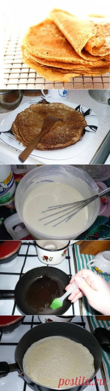 Блины из прокисшего кефира - пошаговый кулинарный рецепт с фото. / Простые рецепты