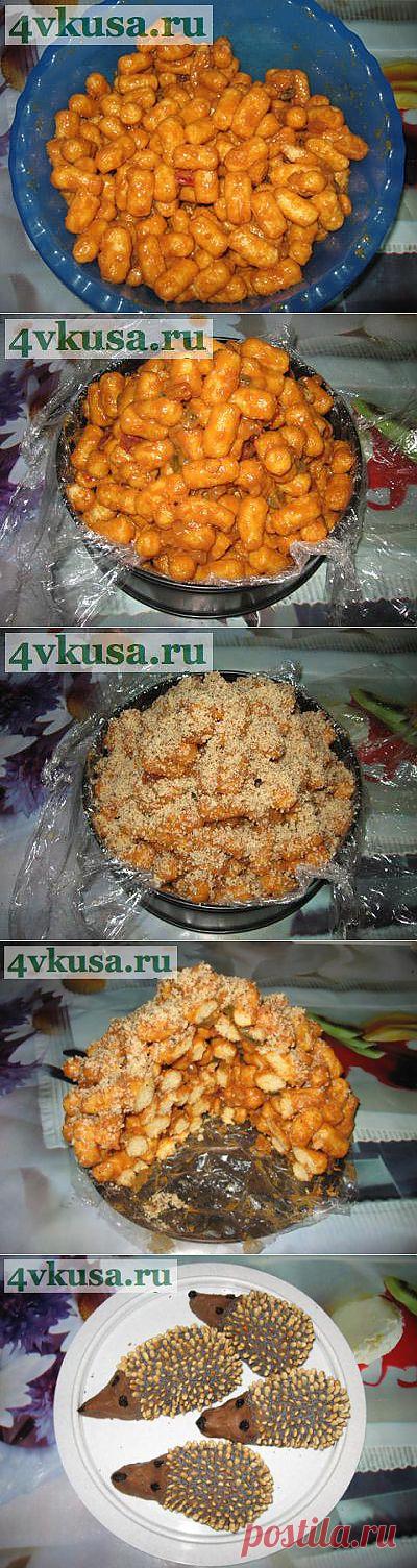 Торт из кукурузных палочек (торт без выпечки). Фоторецепт. | 4vkusa.ru