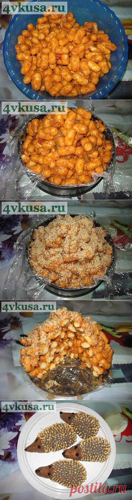 Торт из кукурузных палочек (торт без выпечки). Фоторецепт. | 4vkusa.ru