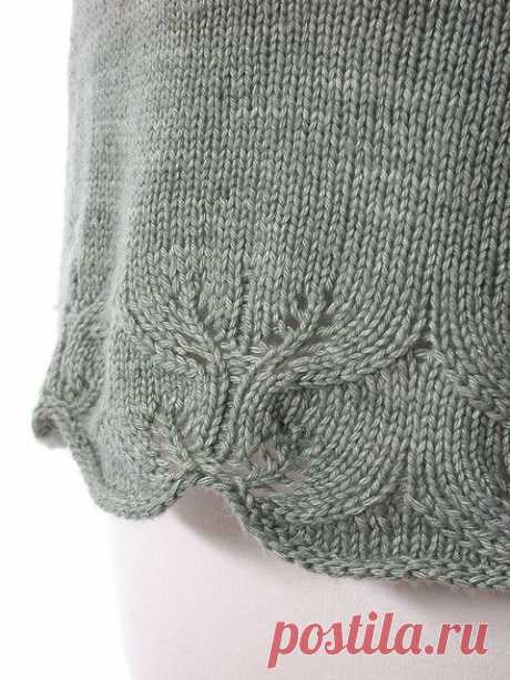DSCN8886 by angelant, via Flickr Bottom edge of sweater idea | Any new stitches that inspire me