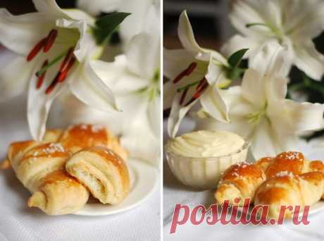 Ванильно-кокосовые круассаны