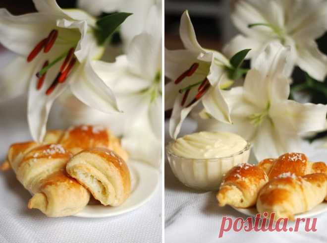 Ванильно-кокосовые круассаны