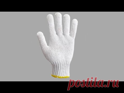 Из обычной строительной перчатки за 15 минут я сделал милую игрушку