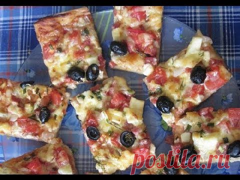 Быстрая пицца на хлебе. Простая идея — вкусное блюдо. Видео | Клуб женщин