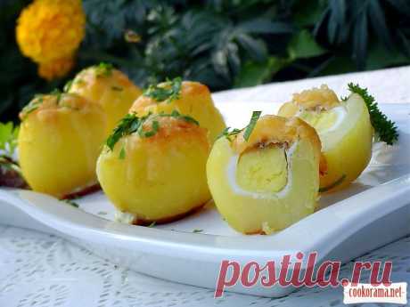Картофель запеченный &quot;Сюрприз&quot; / Овощные вторые блюда / Кукорама — вкусные рецепты!
