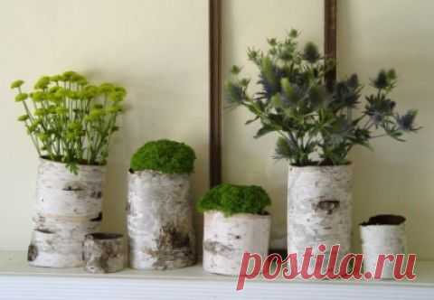 Из бересты.