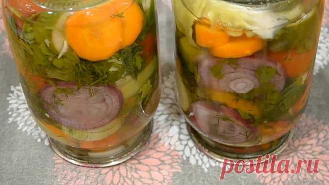 Маринованное овощное ассорти 