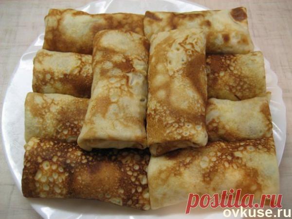 10 простых рецептов фаршированных блинчиков для масленичной недели! - Простые рецепты Овкусе.ру