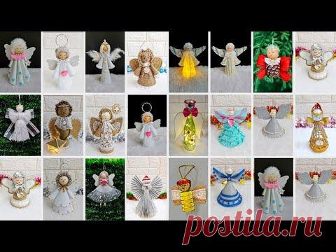22 low budget angel making idea for Christmas Decoration |Best out of waste Christmas craft idea🎄177