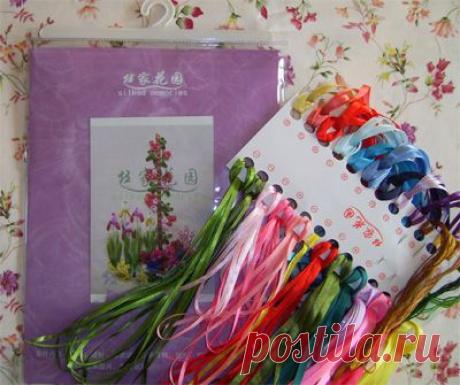 САМЫЕ ПОДРОБНЫЕ УРОКИ   ВЫШИВКИ ЛЕНТАМИ ДЛЯ НАЧИНАЮЩИХ.