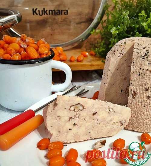 Домашний сыр со вкусом облепихи и ореха – кулинарный рецепт