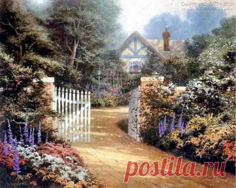 живопись Thomas Kinkade - 69 фото. Фотографии Валентин Иванов.