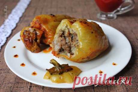 Перцы, фаршированные мясом по-молдавски: рецепт с фото