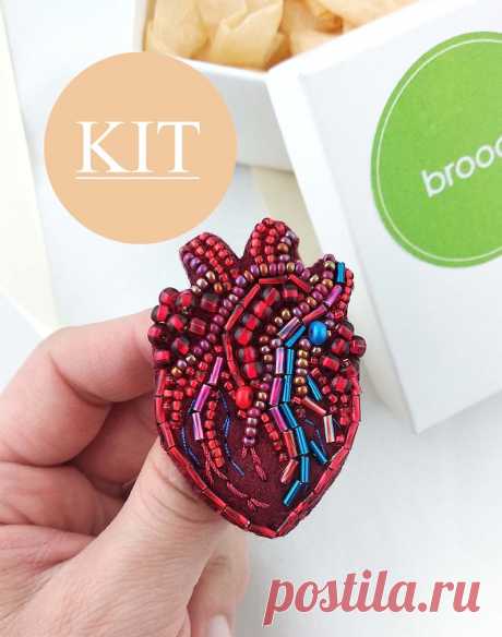 Kit de manualidades alfiler de corazón anatómico regalo - Etsy Chile