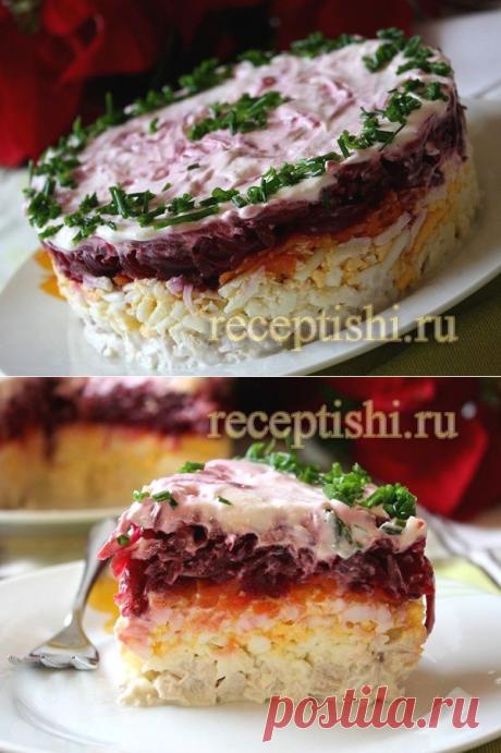 Салат с мясом и свеклой Мой генерал | Кулинарные рецепты с фото на Рецептыши.ру