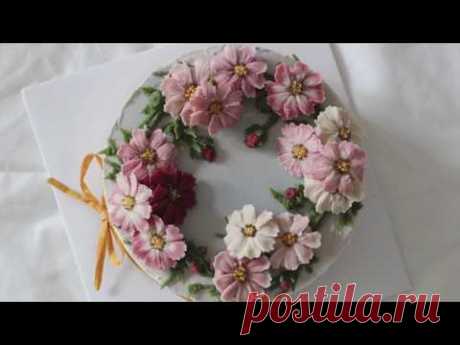 앙금플라워 코스모스 꽃짜기 cosmos flower piping techniques
