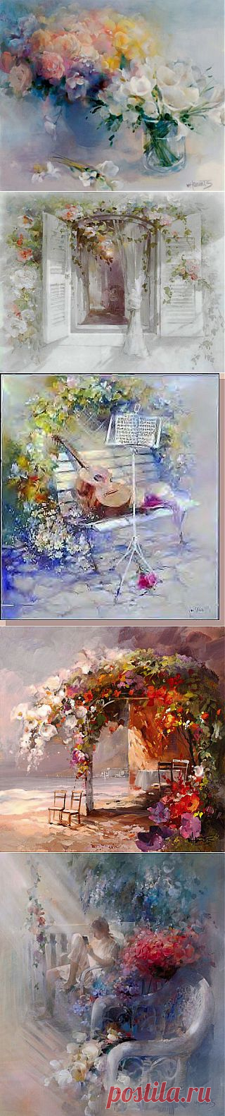 Willem Haenraets импрессионист,  рисует акварелью  художественные картины, полные тепла, неповторимого мягкого света.

 Willem Haenraets  родился  9-ого октября 1940 в   Heerlen Нидерланды.  Рисует  с  детства. Закончил  Художественную Академию Maastricht  и  Бельгийский Национальный  Институт  искусств в Антверпене. Нежные, воздушные акварели художника завораживают, притягивают, манят в свой светлый, солнечный мир.