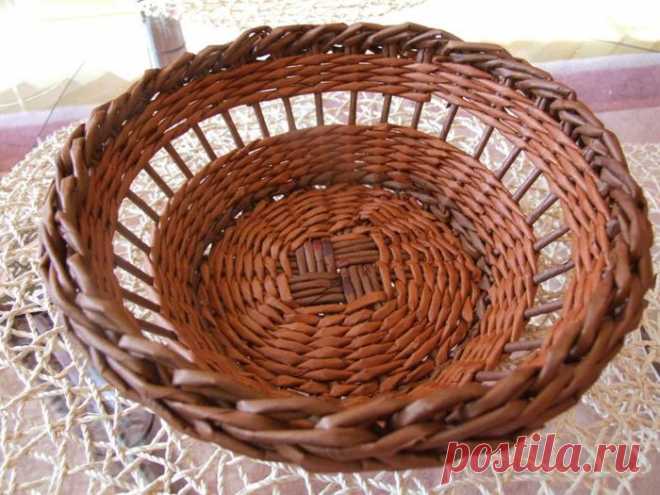 Еще одна вазочка из газет с подробным МК