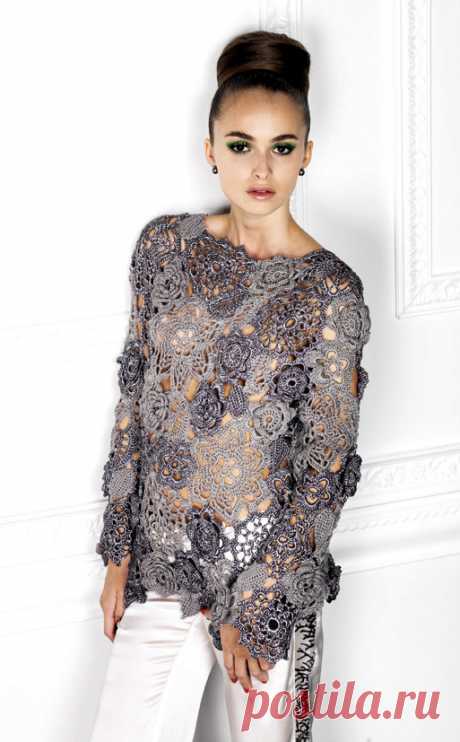ergahandmade: Crochet Blousa + Diagrams