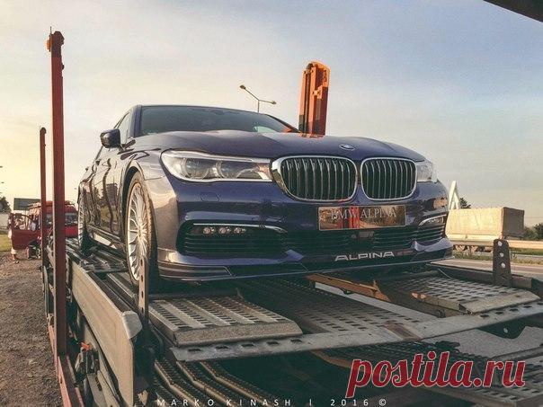 Доставка в виде BMW Alpina B7 2016. - красотища